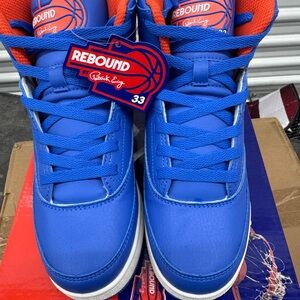 O/N Rebound 33 Orion Strap by Ewing NWT #1Kids' 3.5 Blue/White/Orange shoes